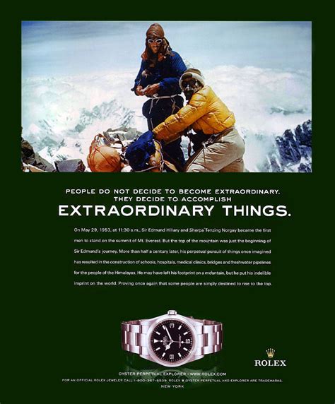 1980s rolex explorer advertisement|vintage rolex commercials.